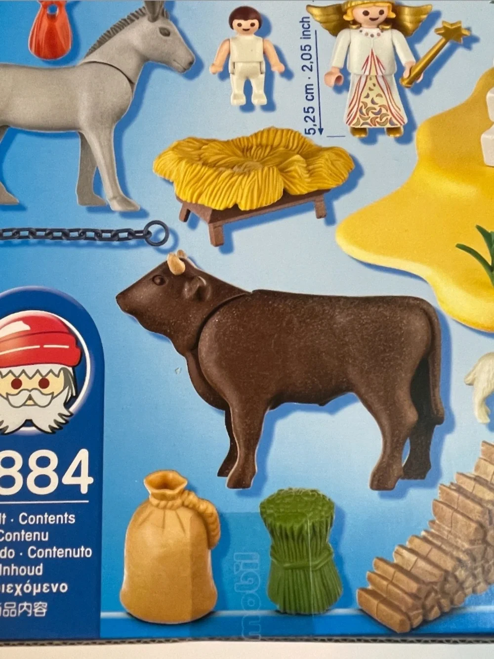 Playmobil 4884 Large Nativity Manger Set Three Wise Men Christmas Stable Figures